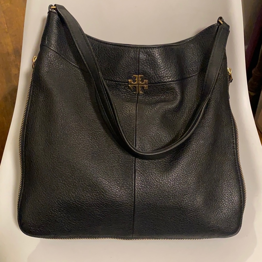 Tory Burch black leather shoulder bag